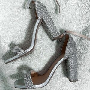 Silver heels